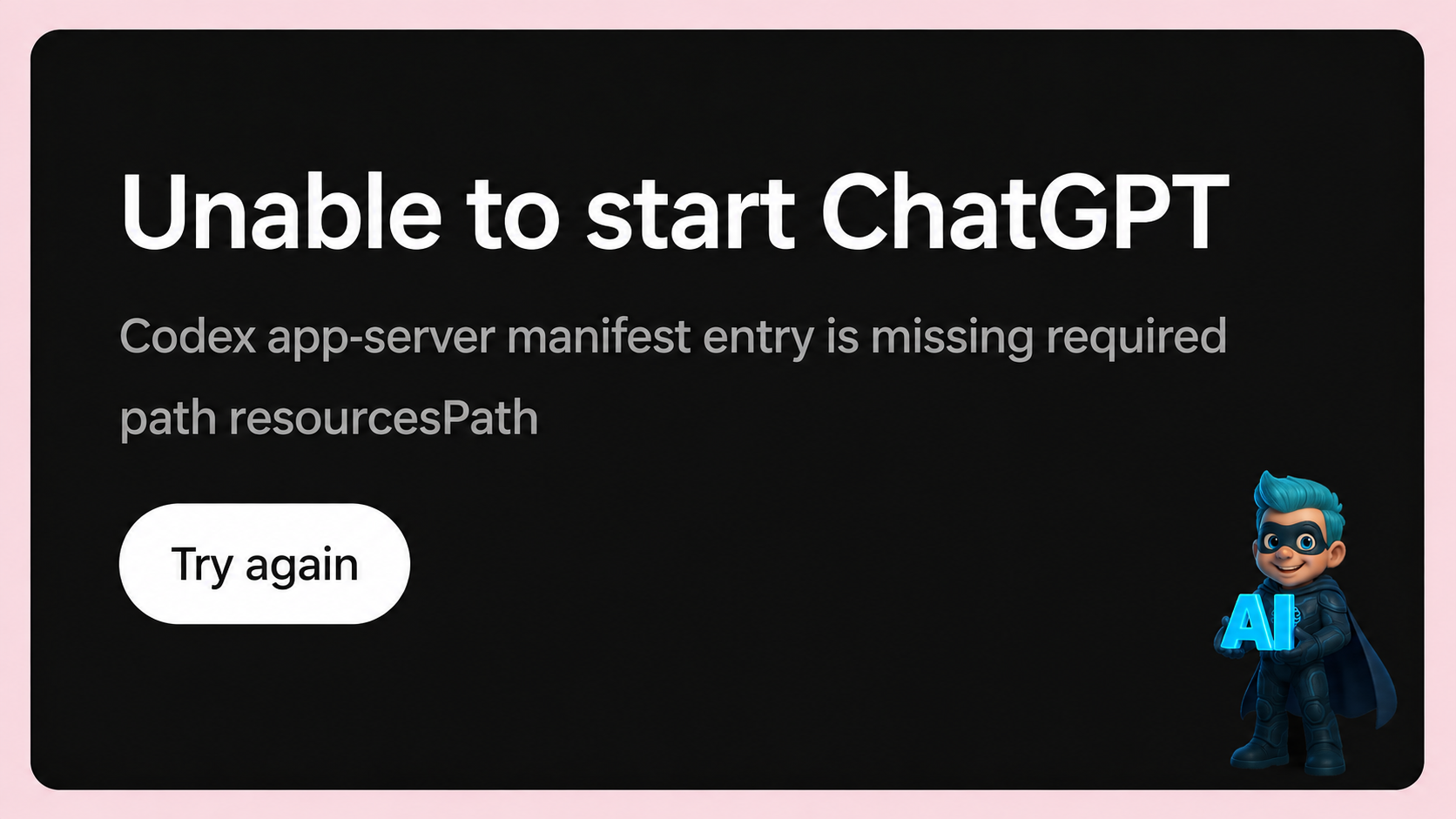رفع ارور Unable to start ChatGPT در اکستنشن Chatgpt