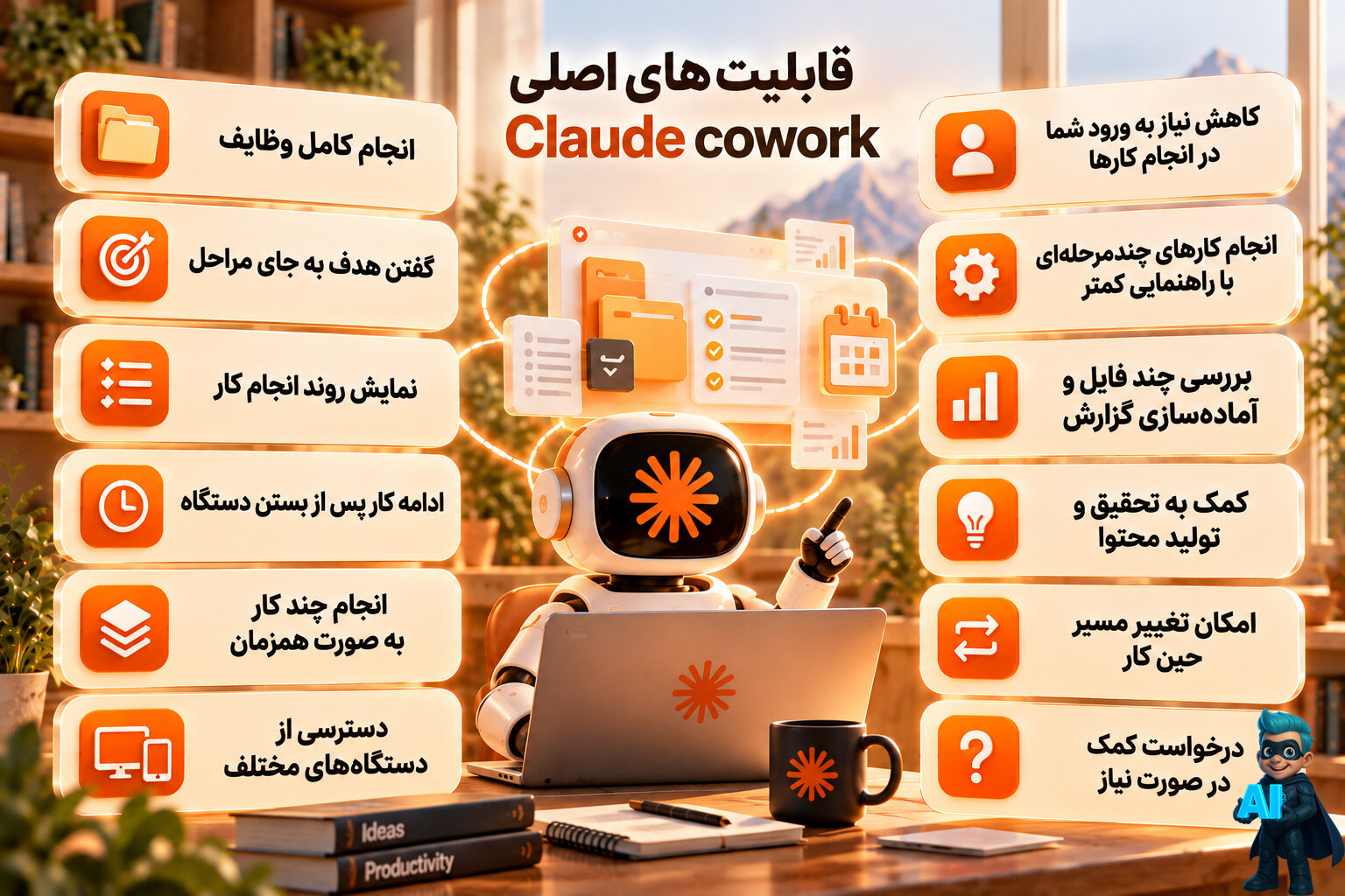 Claude Cowork چیست؟ قابلیت‌ها، کاربردها و مقایسه با افزونه ChatGPT 16