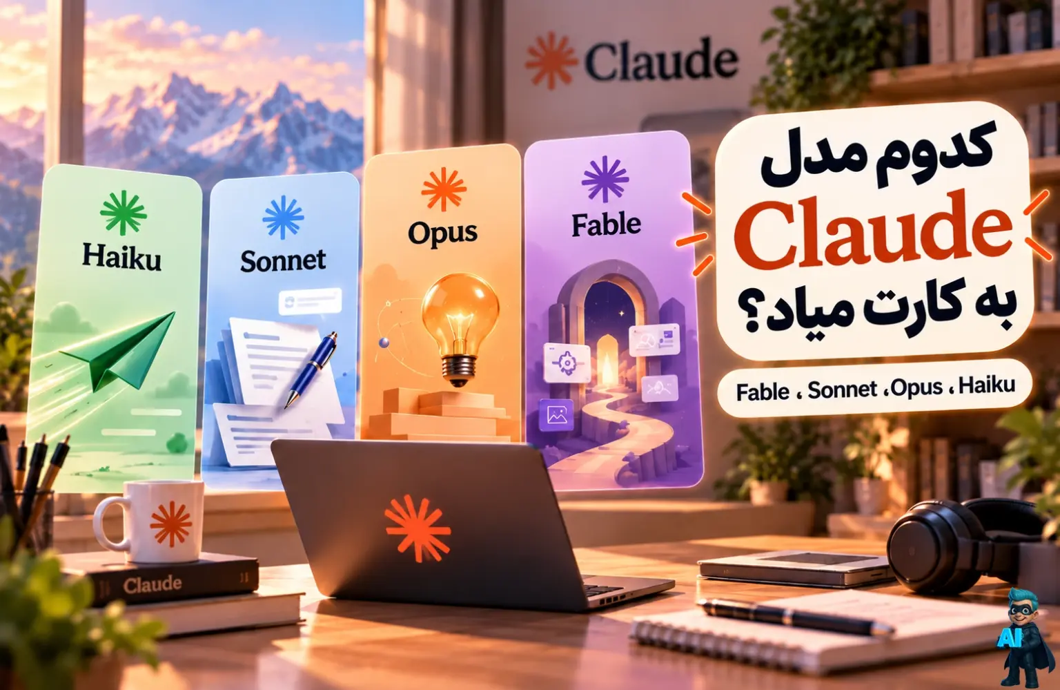 کدوم مدل Claude به کارت میاد؟ Haiku، Sonnet، Opus یا Fable