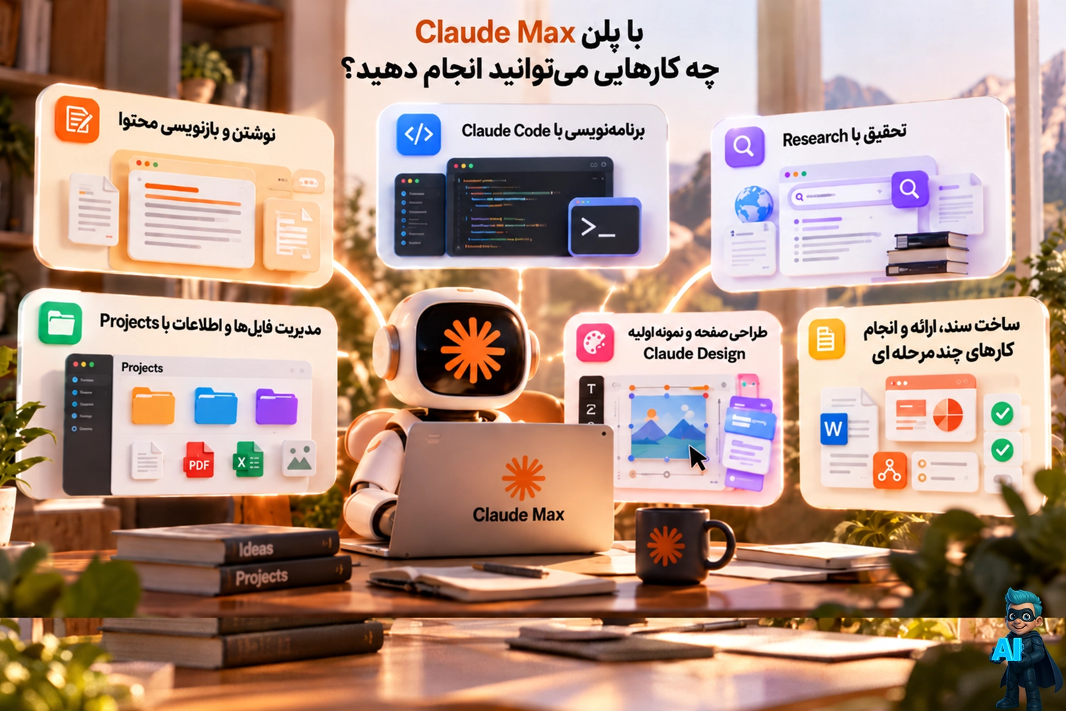 با پلن Claude Max چه کارهایی می‌توانید انجام دهید؟