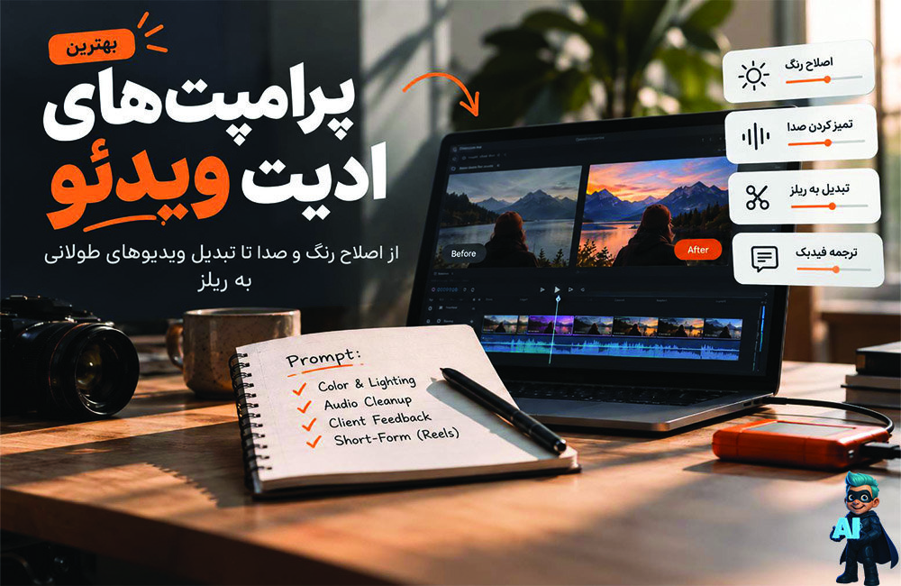 بهترین پرامپت‌های ادیت ویدئو