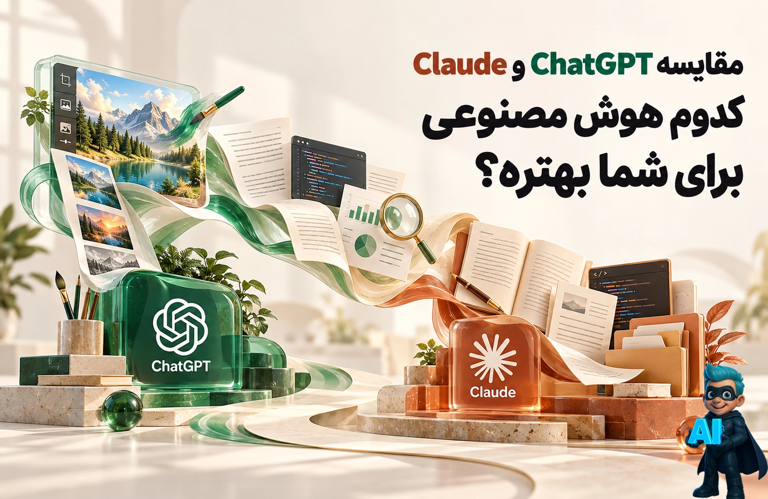 مقایسه ChatGPT و Claude؛ کدوم هوش مصنوعی برای شما بهتره؟